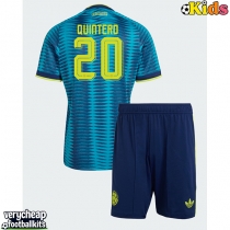 Colombia Juan Fernando Quintero #20 Replica Away Minikit World Cup 2026 Short Sleeve (+ pants)